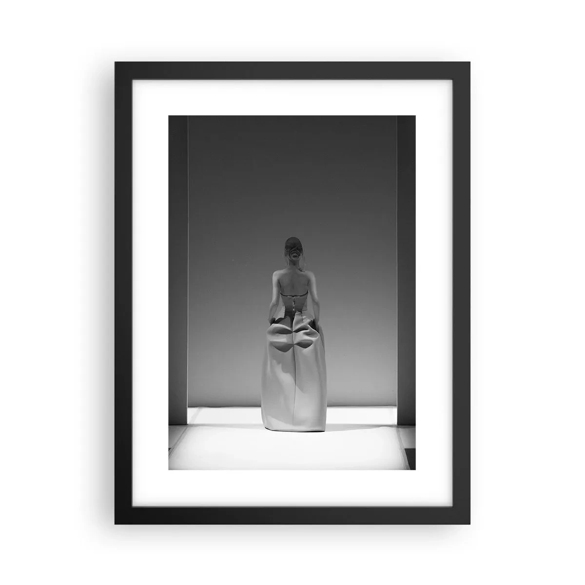 Affiche dans un cadre noir - Poster - Simplicité raffinée - 30x40 cm