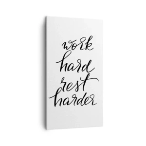 Impression sur toile - Image sur toile - Équilibre de vie - 45x80 cm