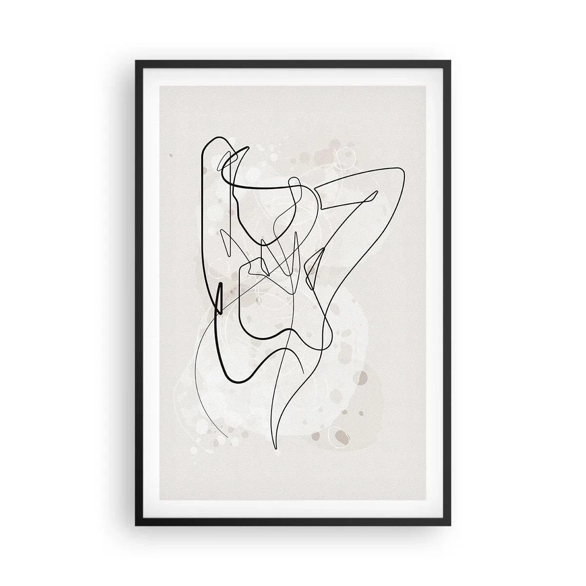 Affiche dans un cadre noir - Poster - L'art de la séduction - 61x91 cm