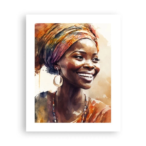Affiche - Poster - reine africaine - 40x50 cm
