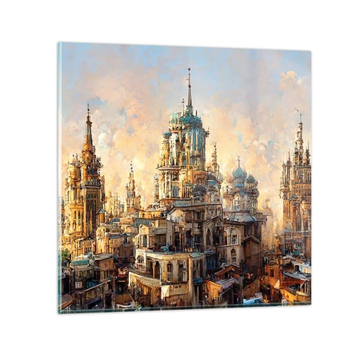 Impression sur verre - Image sur verre - Ville des villes - 30x30 cm