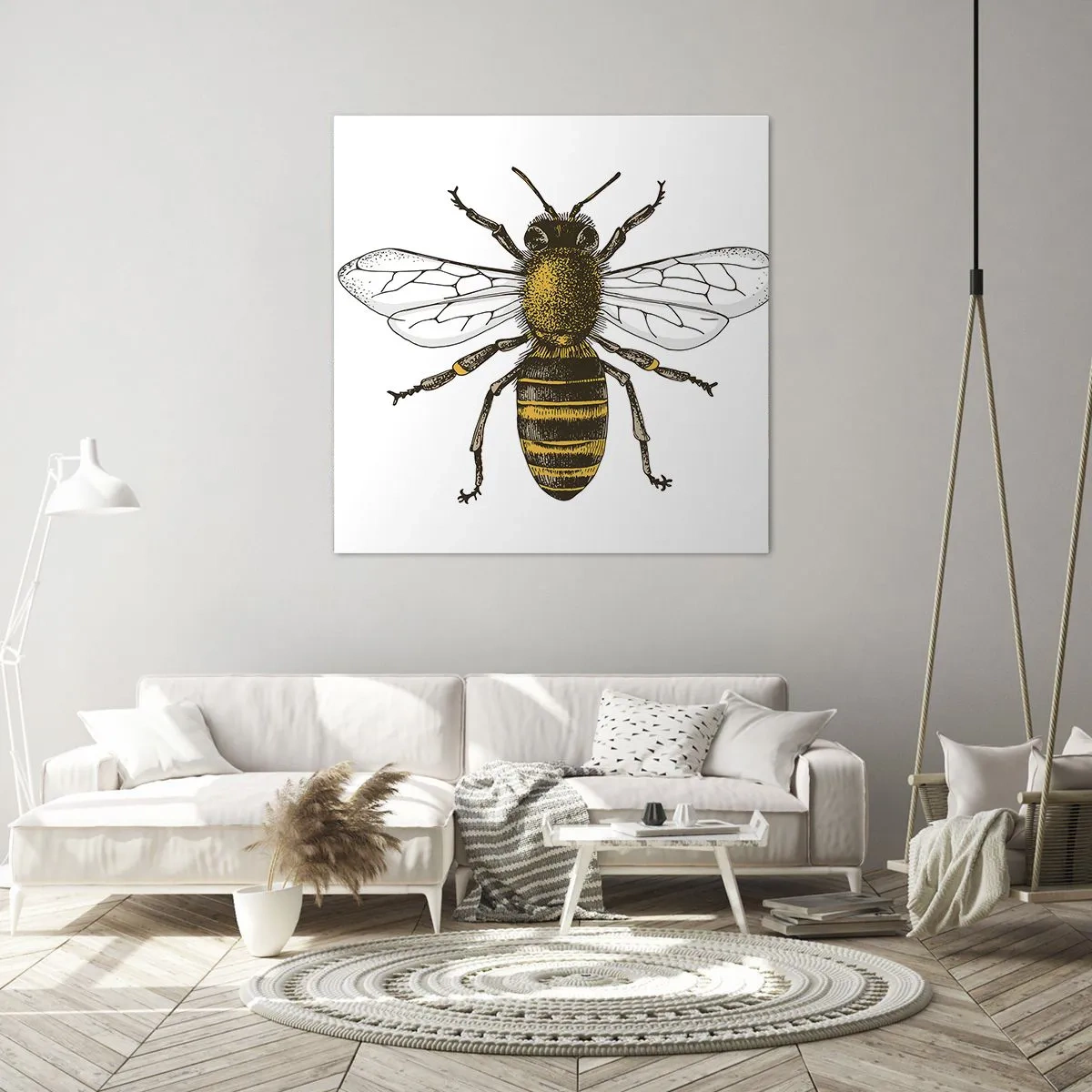 Impression sur toile - Image sur toile - Belle et bonne - 70x70 cm