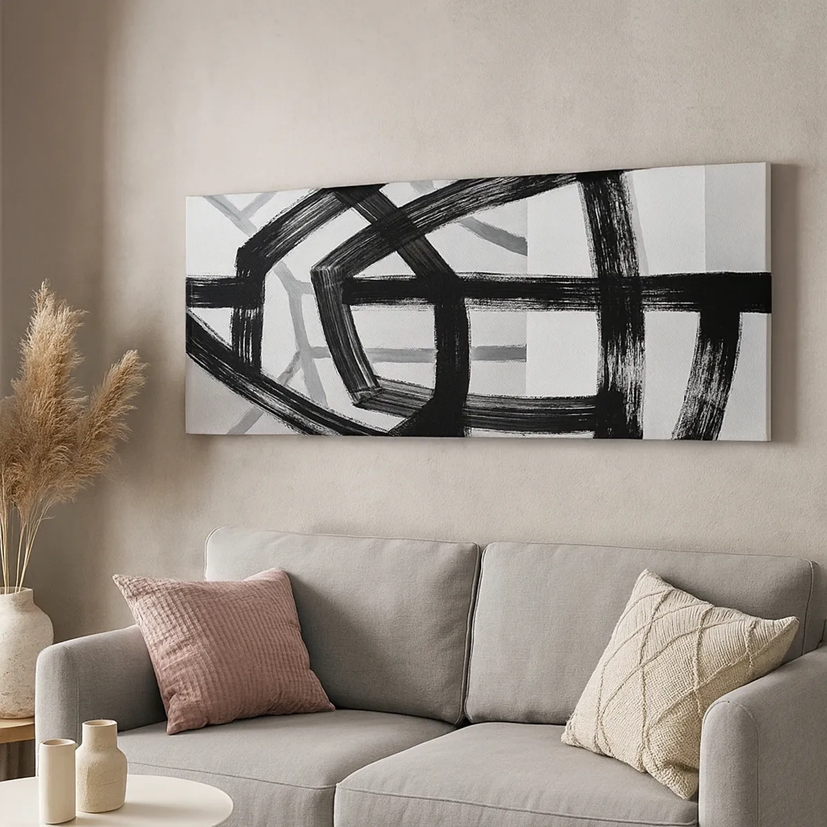 Impression sur toile - Image sur toile - Profondeur du bâtiment - 30x30 cm