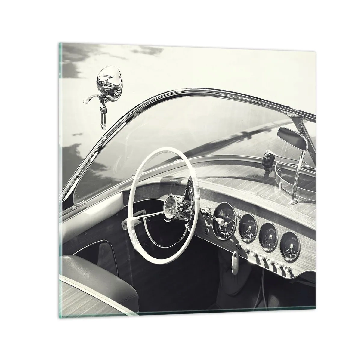 Impression sur verre - Image sur verre - Temps pour riche - 70x70 cm