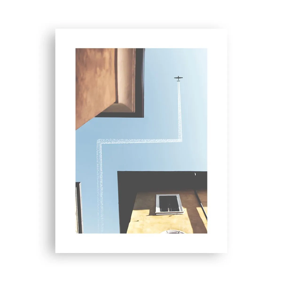 Affiche - Poster - Au-dessus du labyrinthe de la ville - 30x40 cm