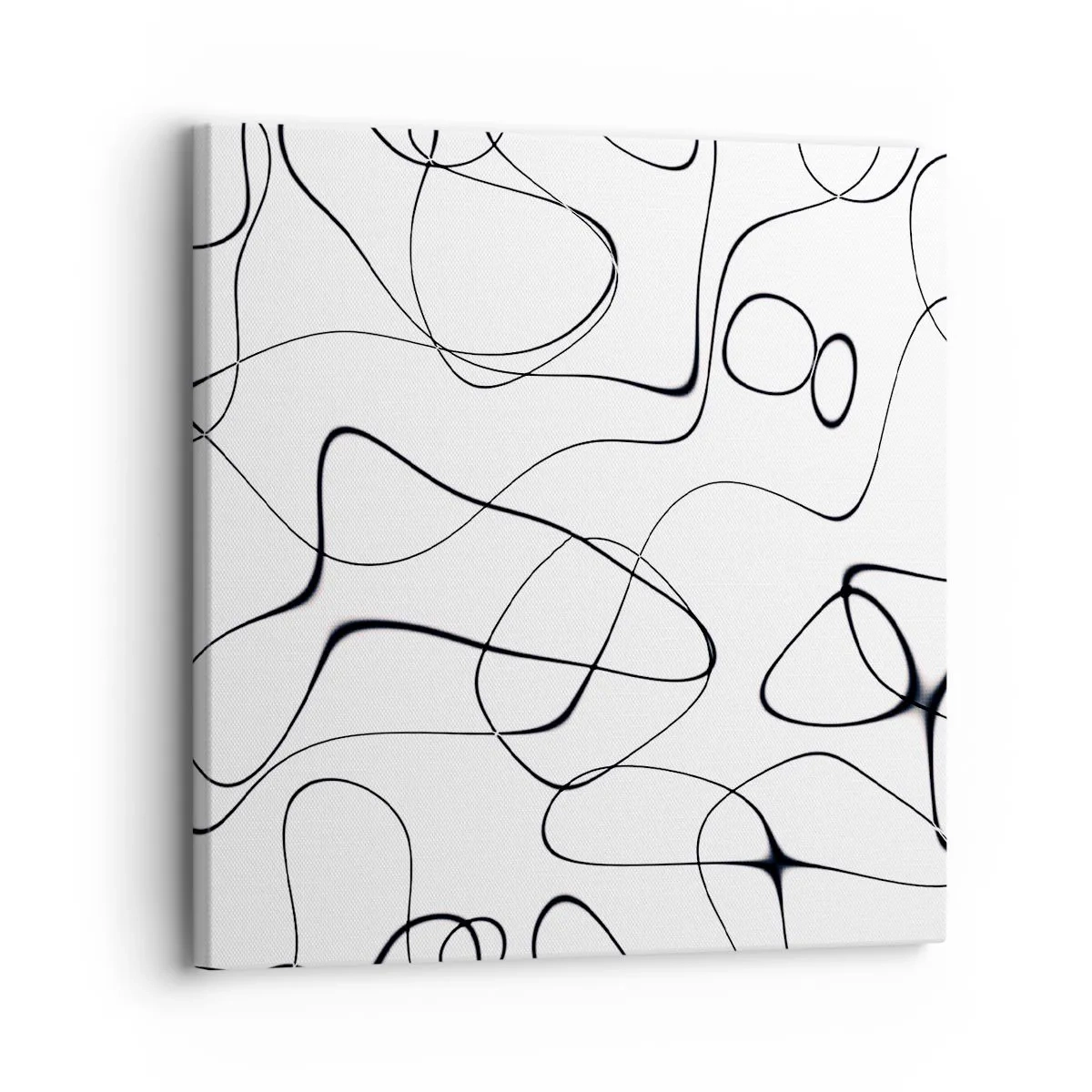 Impression sur toile - Image sur toile - Le chemin de la vie, les voies du hasard - 30x30 cm