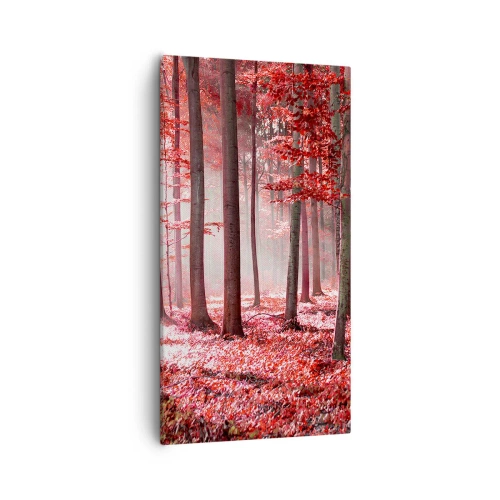 Impression sur toile - Image sur toile - Le rouge est tout aussi beau - 55x100 cm