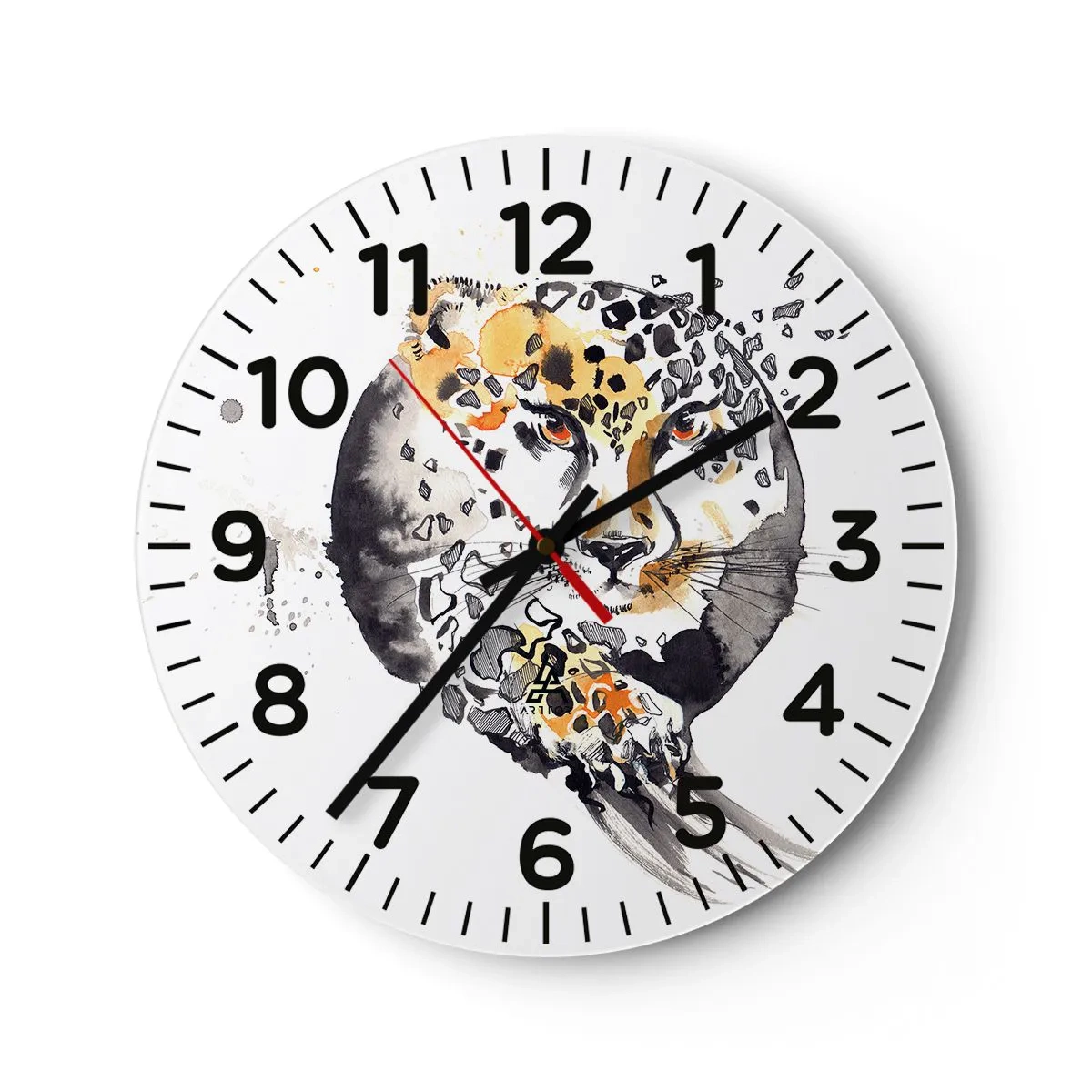 Horloge murale - Pendule murale - Drapieżna uroda - 40x40 cm