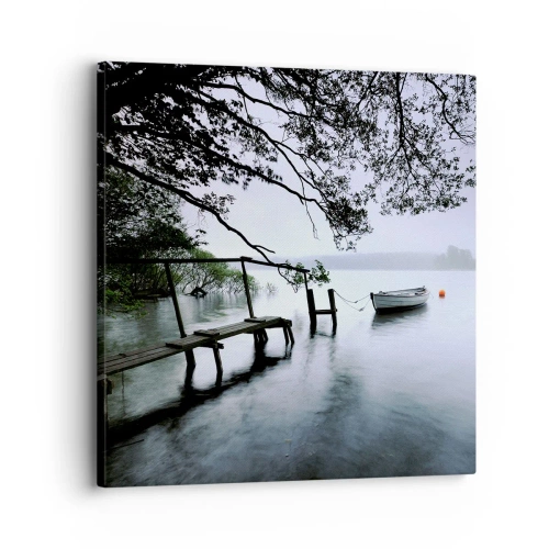 Impression sur toile - Image sur toile - Tu te reposes déjà - 30x30 cm