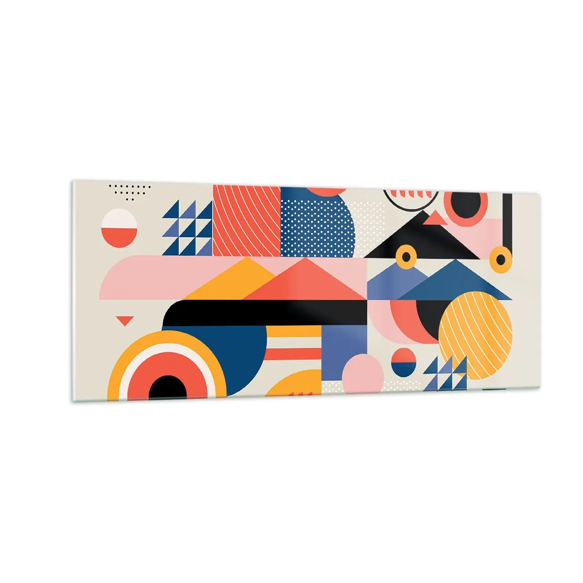 Impression sur verre - Image sur verre - Composition : jouer - 100x40 cm