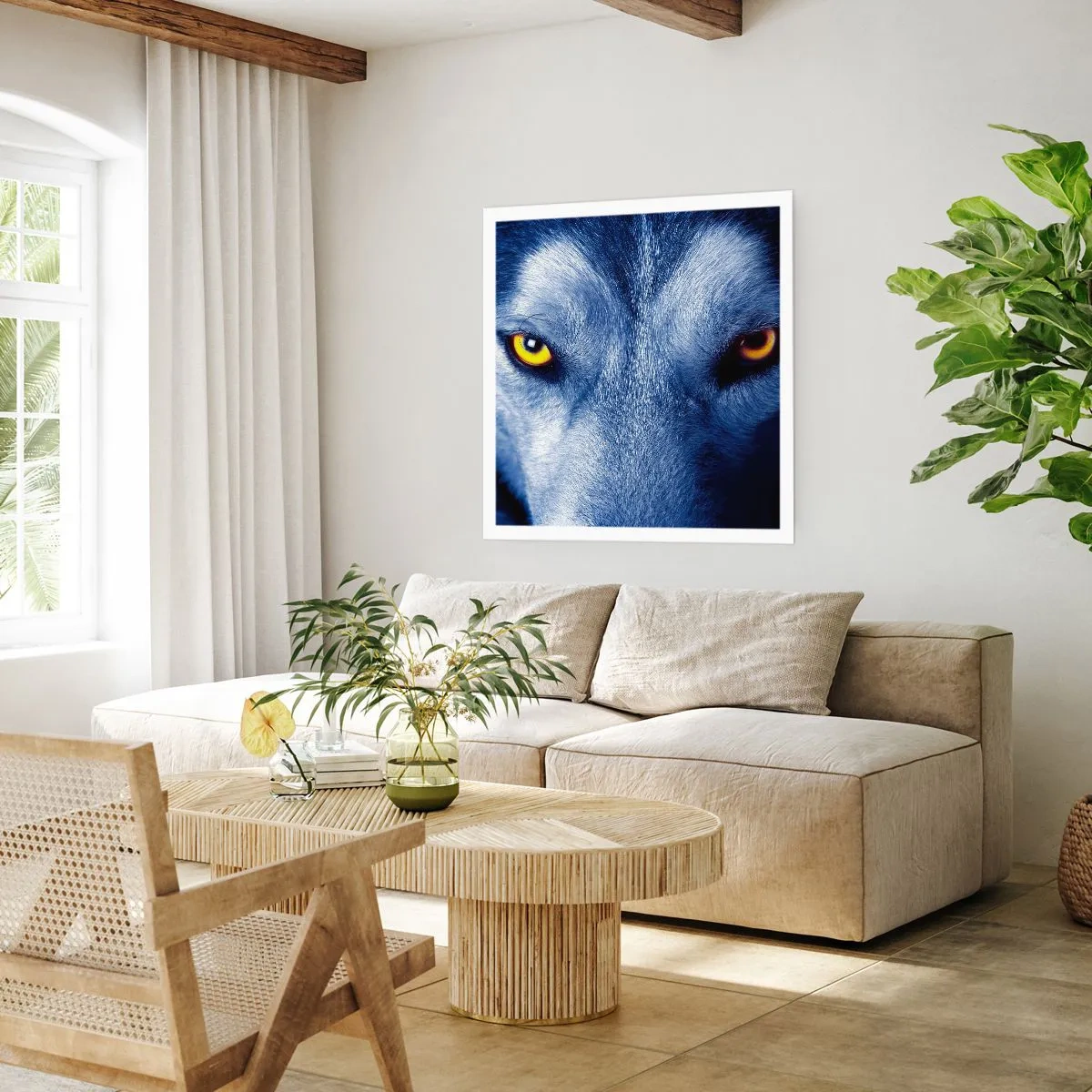 Affiche - Poster - Regars hypnotique - 60x60 cm