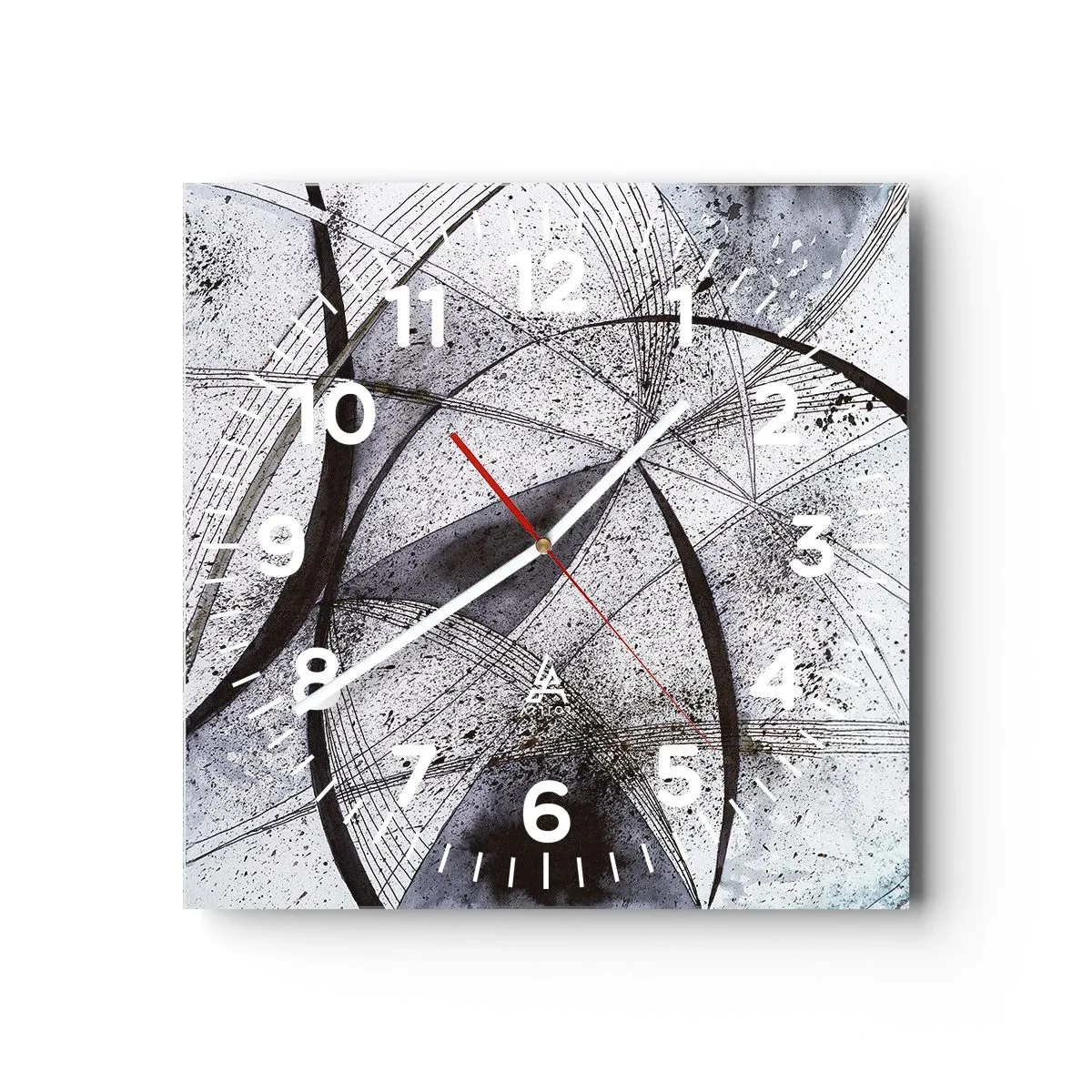 Horloge murale - Pendule murale - Fantaisie futuriste - 30x30 cm