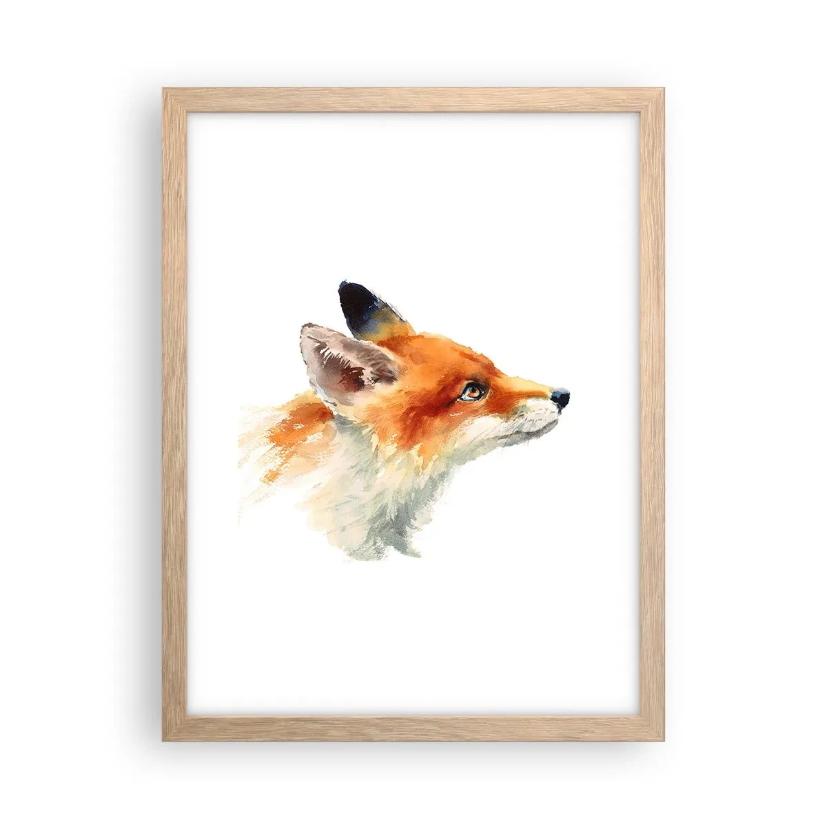 Affiche dans un chêne clair - Poster - Vous ne pouvez jamais être trop prudent - 30x40 cm