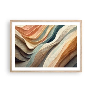 Affiche dans un chêne clair - Poster - Le moment avant le changement - 70x50 cm