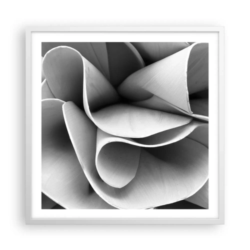 Affiche dans un cadre blanc - Poster - Il s'en passe dans l'espace - 60x60 cm