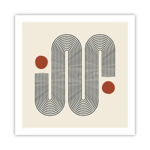Affiche - Poster - Du début à la fin - 60x60 cm