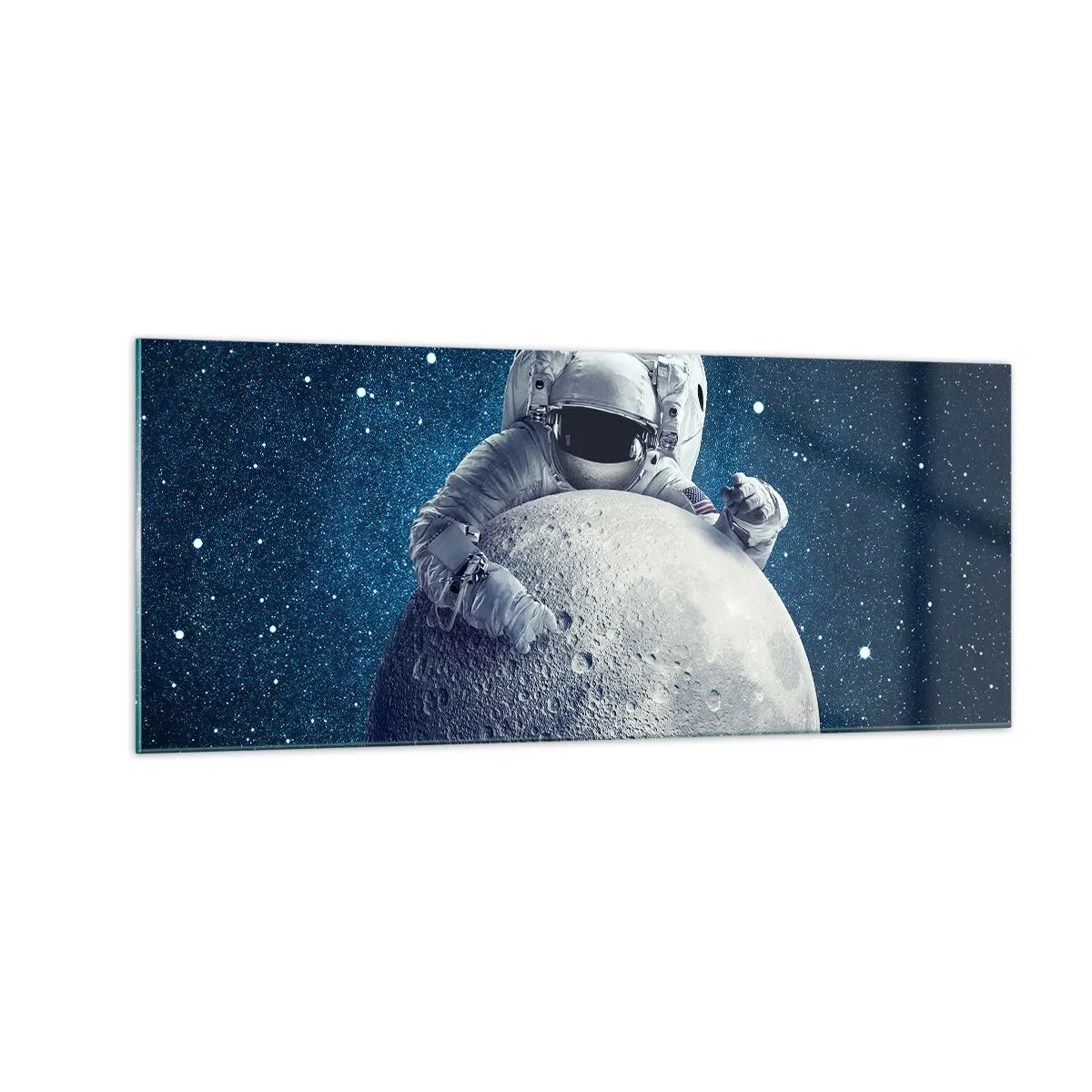 Impression sur verre - Image sur verre - Comique de l'espace - 100x40 cm