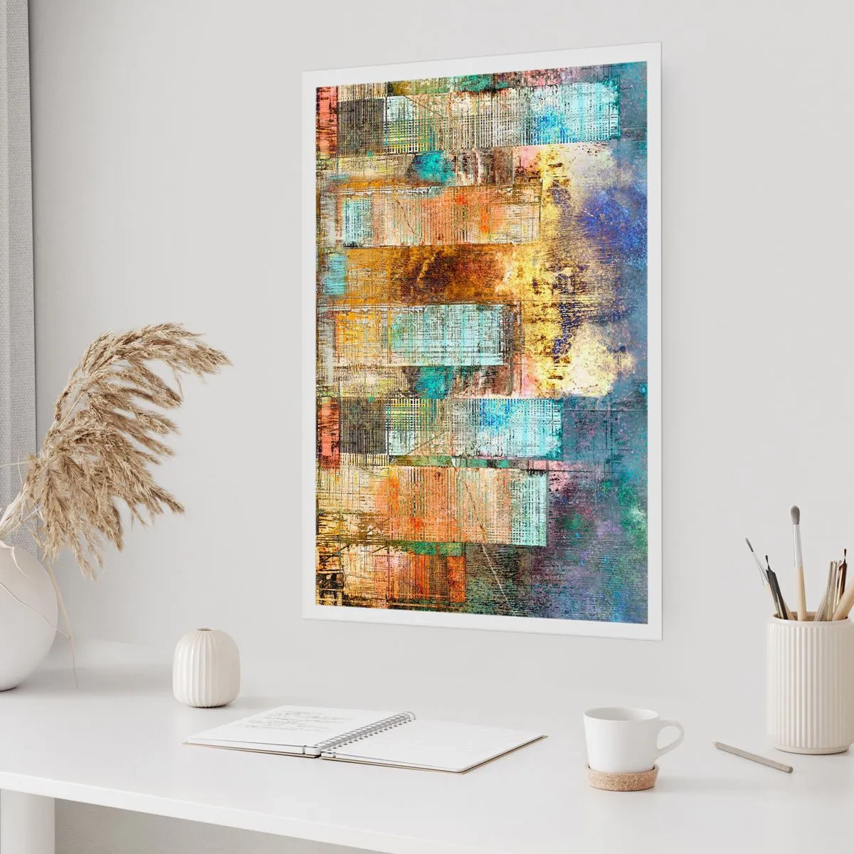 Affiche - Poster - Une métropole ensoleillée - 70x100 cm