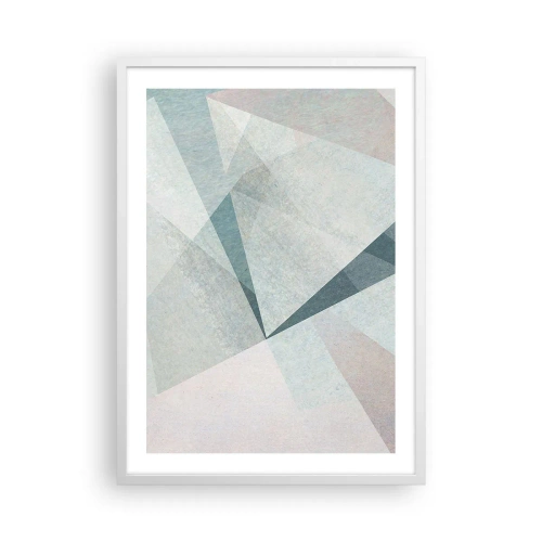 Affiche dans un cadre blanc - Poster - Calme bien que dynamique - 50x70 cm