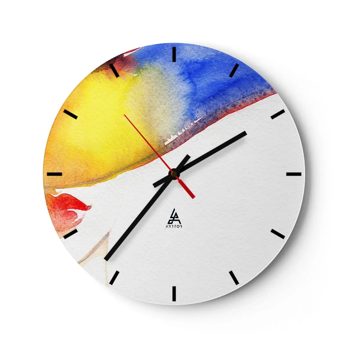 Horloge murale - Pendule murale - Portrait d'une dame - 40x40 cm