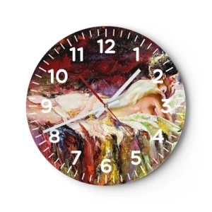 Horloge murale - Pendule murale - Vénus en pensée - 40x40 cm