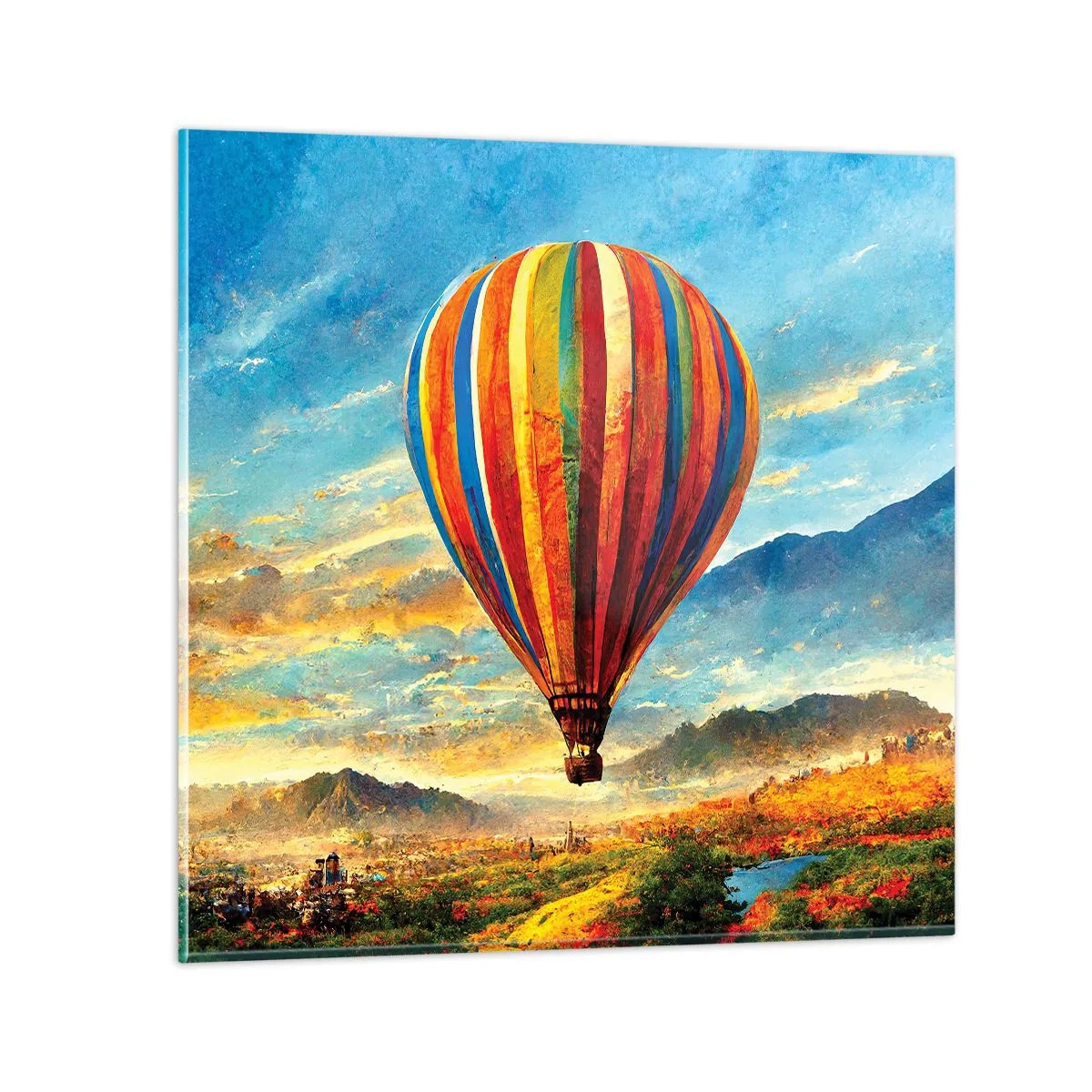 Impression sur verre - Image sur verre - Dans le silence on voit mieux - 70x70 cm