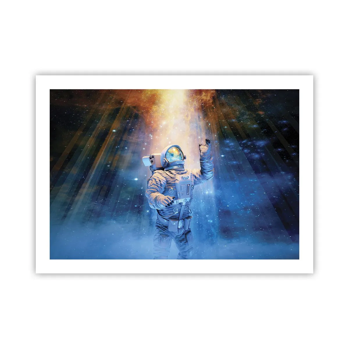 Affiche - Poster - Enfin arrivé - 70x50 cm