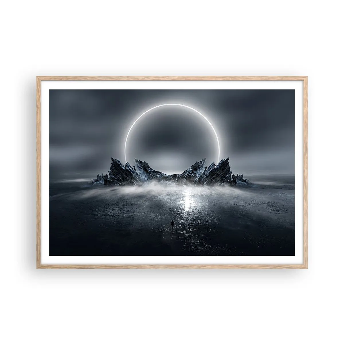 Affiche dans un chêne clair - Poster - La fin de l'histoire - 100x70 cm