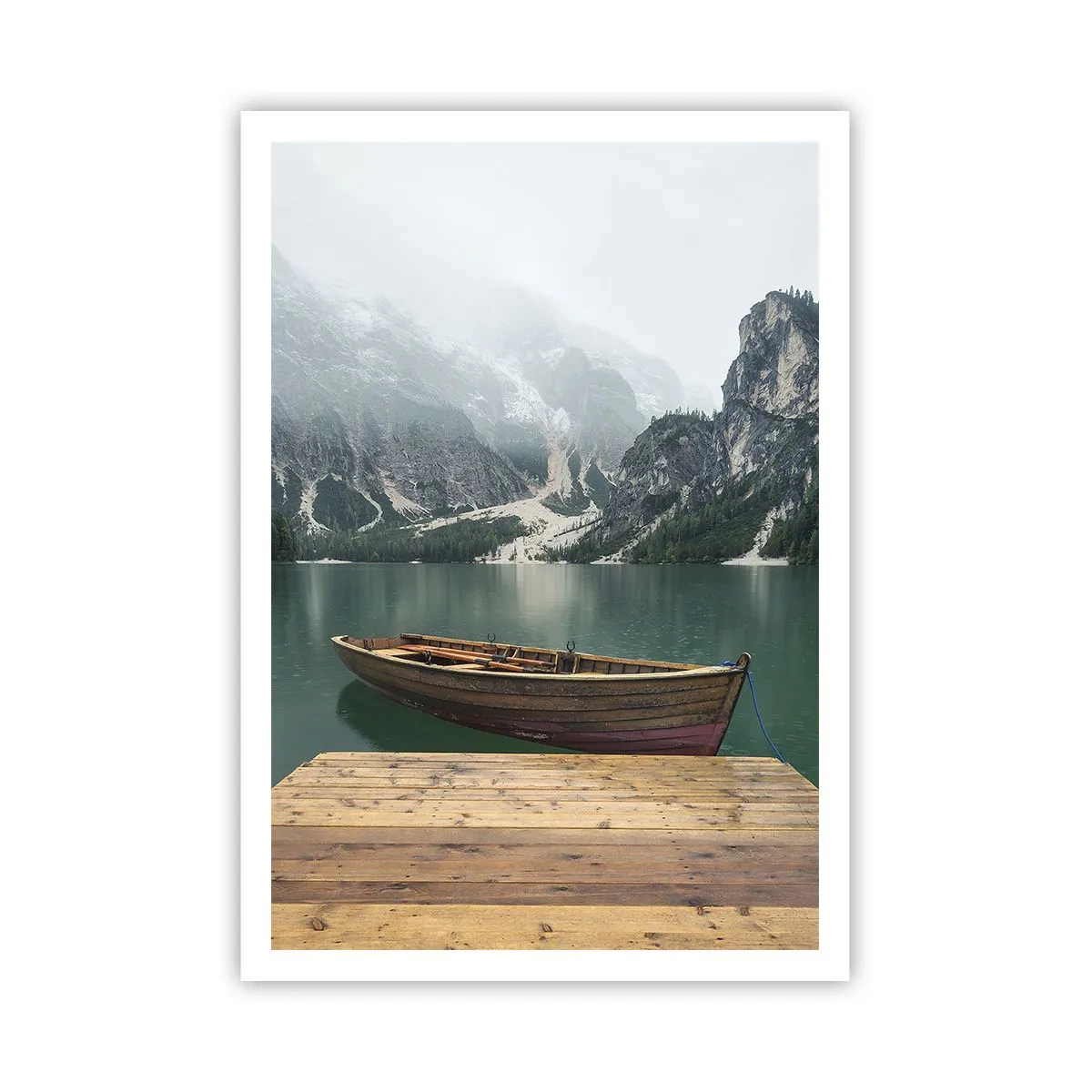 Affiche - Poster - Faire face à la fierté des rochers - 70x100 cm