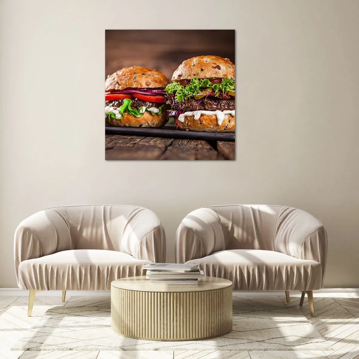 Impression sur verre - Image sur verre - American dream - 40x40 cm