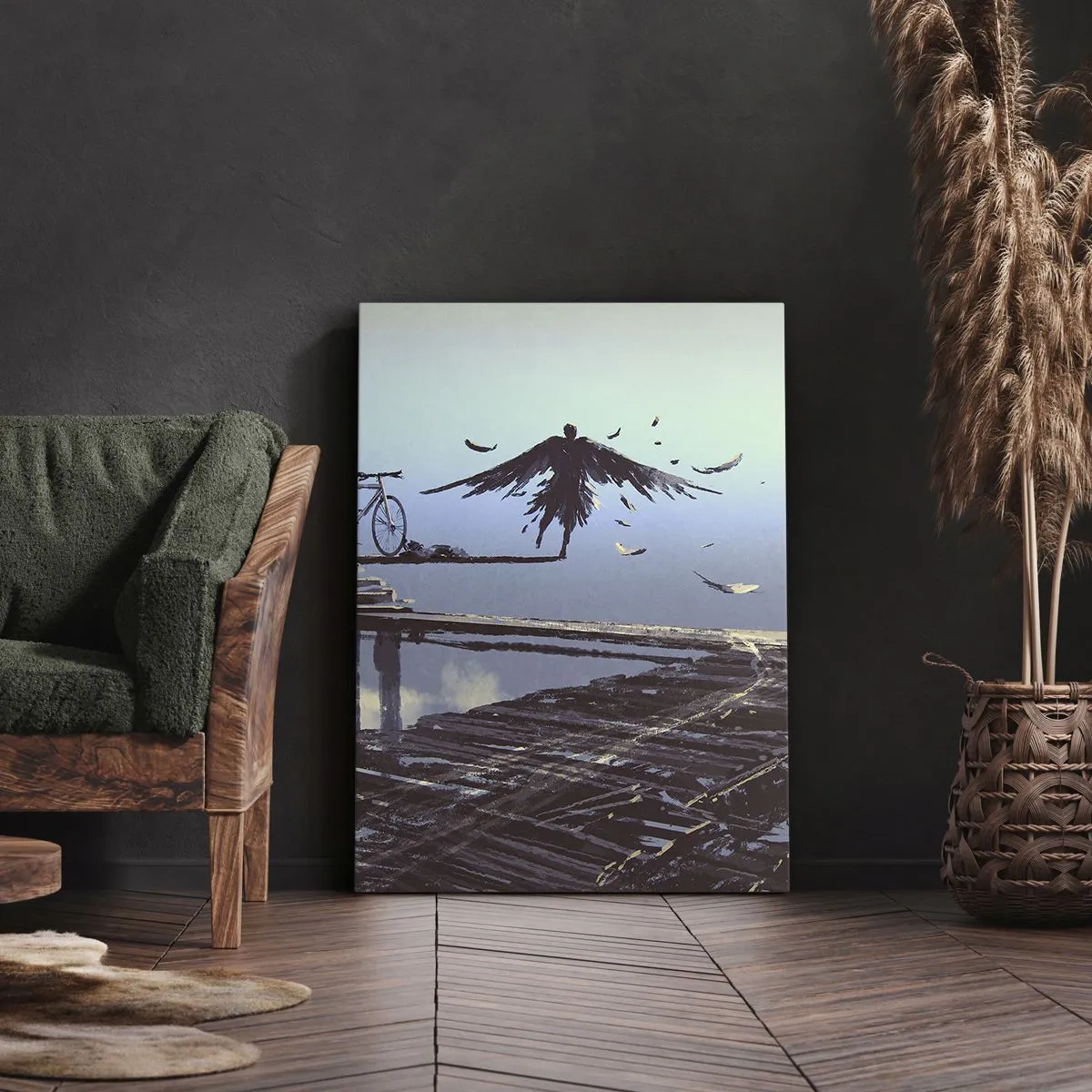 Impression sur toile - Image sur toile - Icare est toujours vivant - 45x80 cm