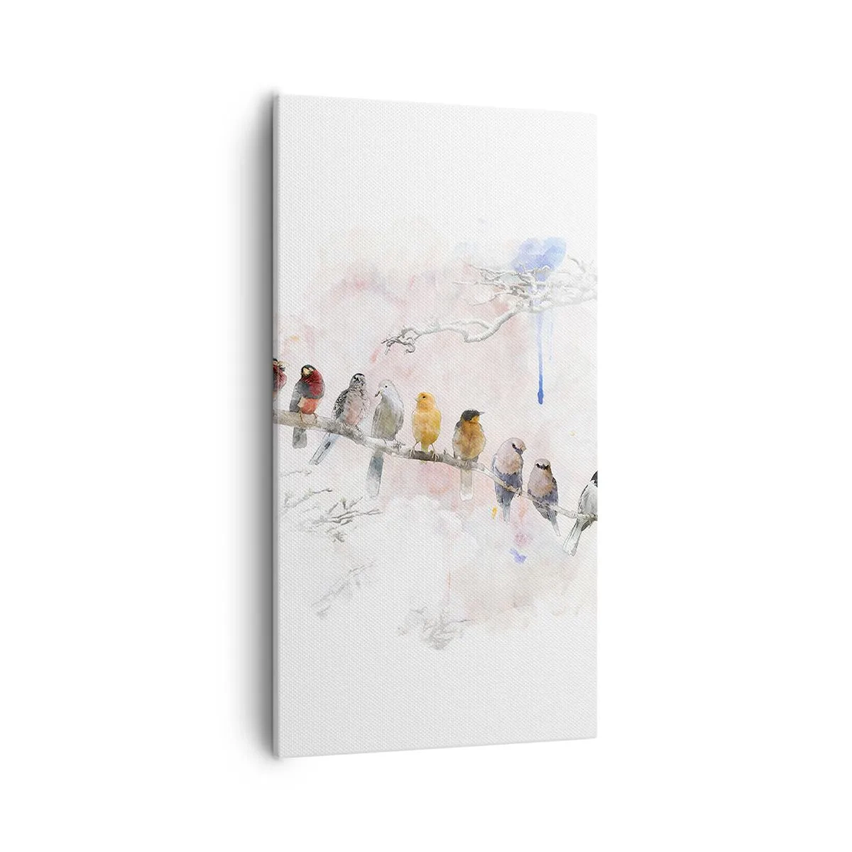 Impression sur toile - Image sur toile - Rencontre ailée - 55x100 cm