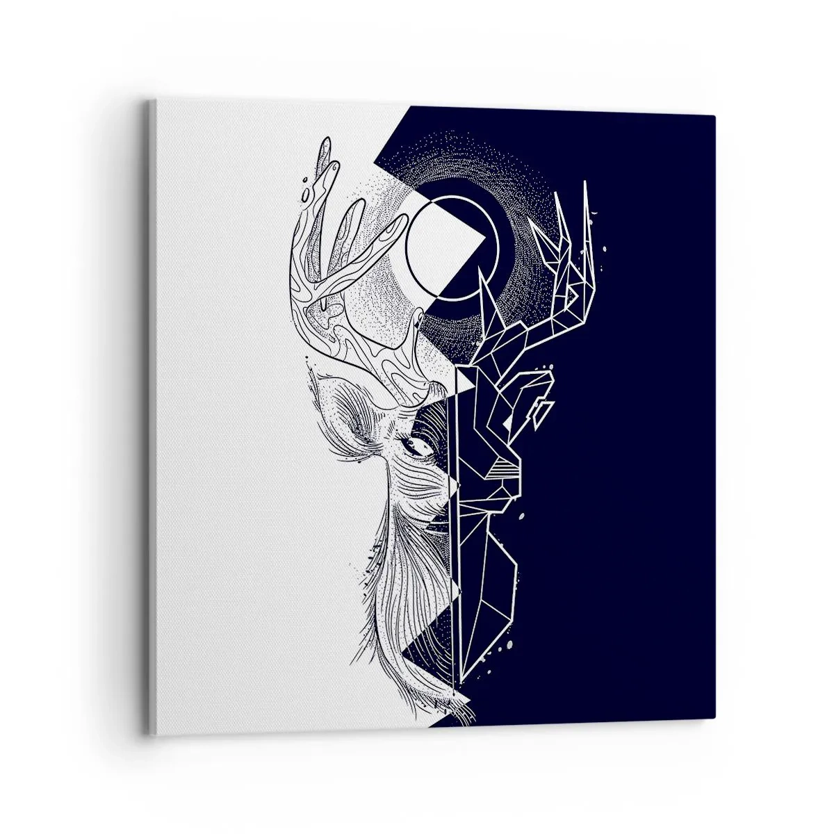 Impression sur toile - Image sur toile - La lutte et l'unité des contraires - 70x70 cm