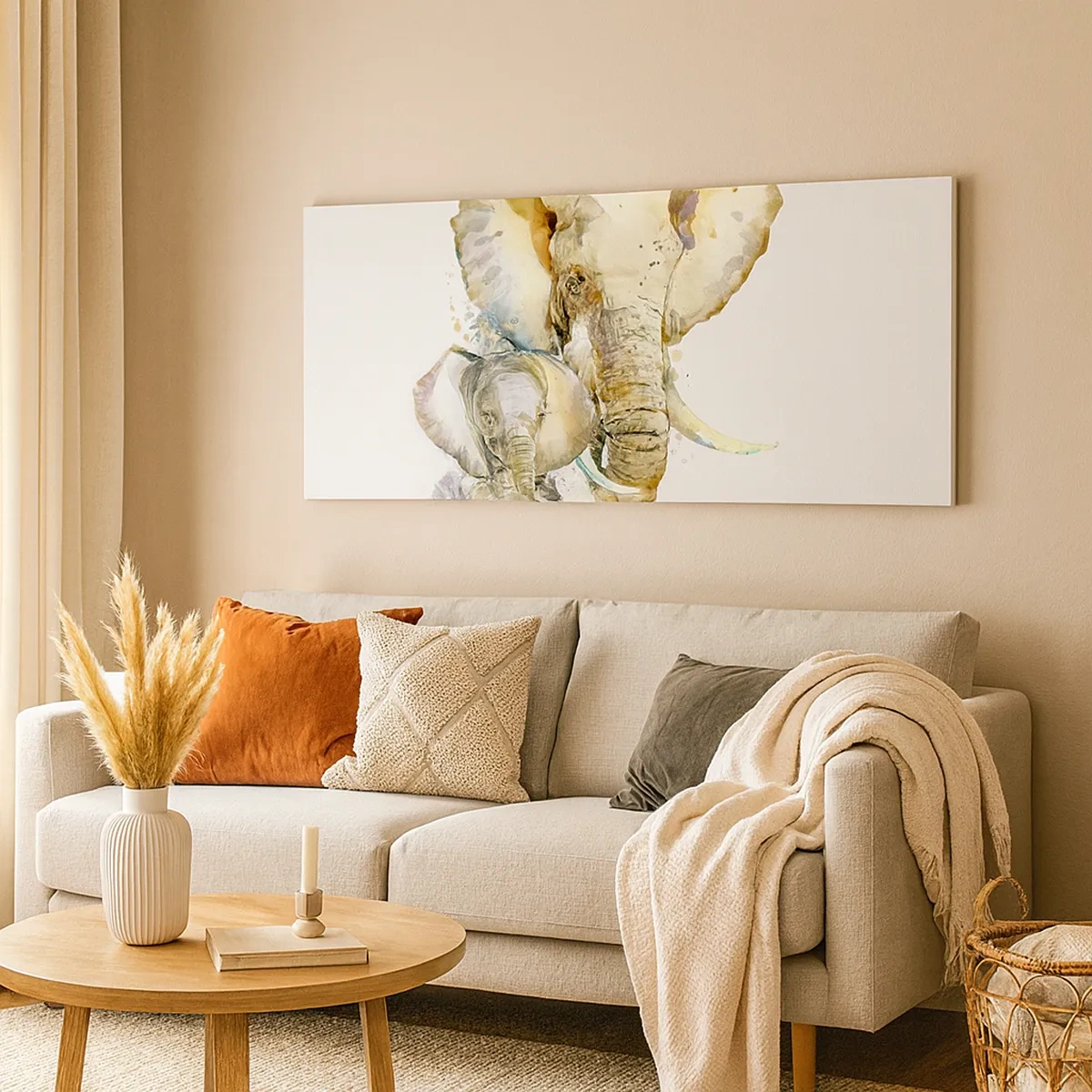 Impression sur toile - Image sur toile - Rien ne peut égaler maman - 30x30 cm