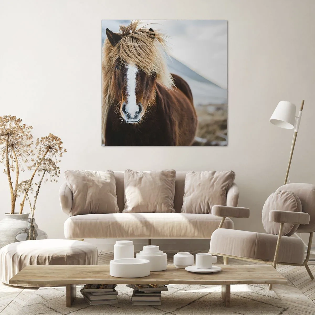 Impression sur toile - Image sur toile - Sentez-vous la liberté ? - 60x60 cm