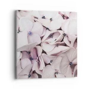 Impression sur toile - Image sur toile - Dans un flot de fleurs - 30x30 cm