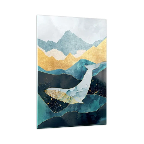 Impression sur verre - Image sur verre - La beauté fraîche du nord - 80x120 cm