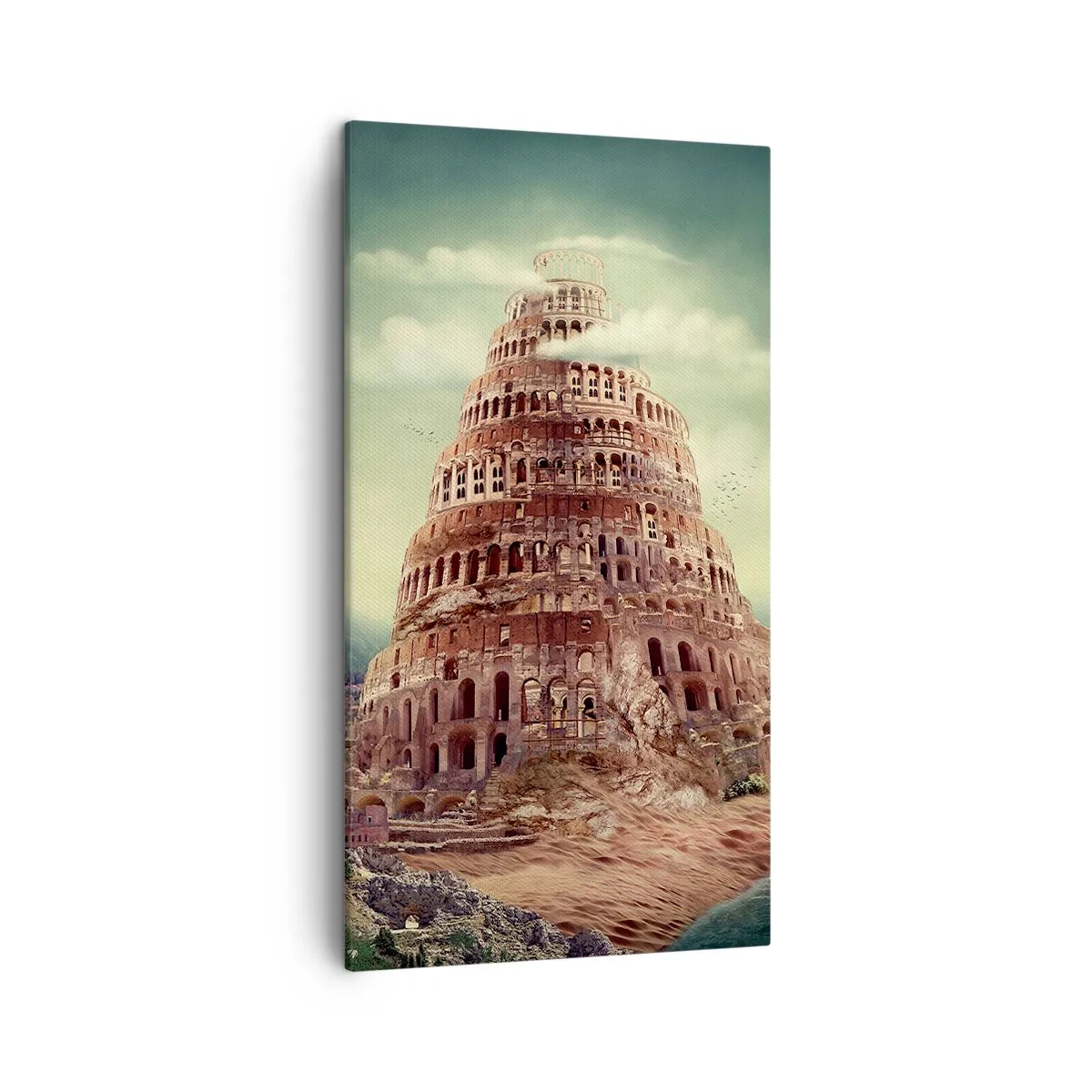 Impression sur toile - Image sur toile - La tour de Babel - 45x80 cm