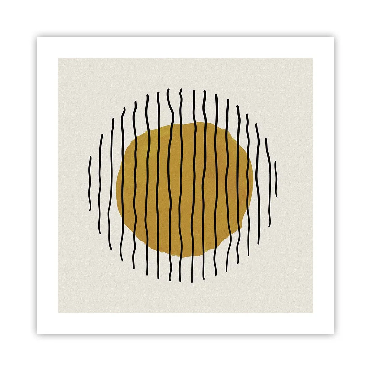 Affiche - Poster - Abstraction tremblante de chaleur - 50x50 cm