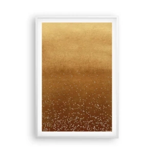 Affiche dans un cadre blanc - Poster - Origine du monde - 61x91 cm