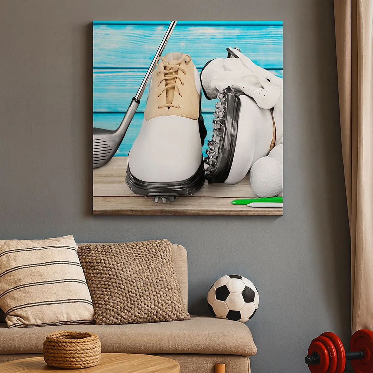 Impression sur toile - Image sur toile - Tout est prêt - 30x30 cm