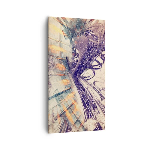 Impression sur toile - Image sur toile - En grande hâte - 55x100 cm