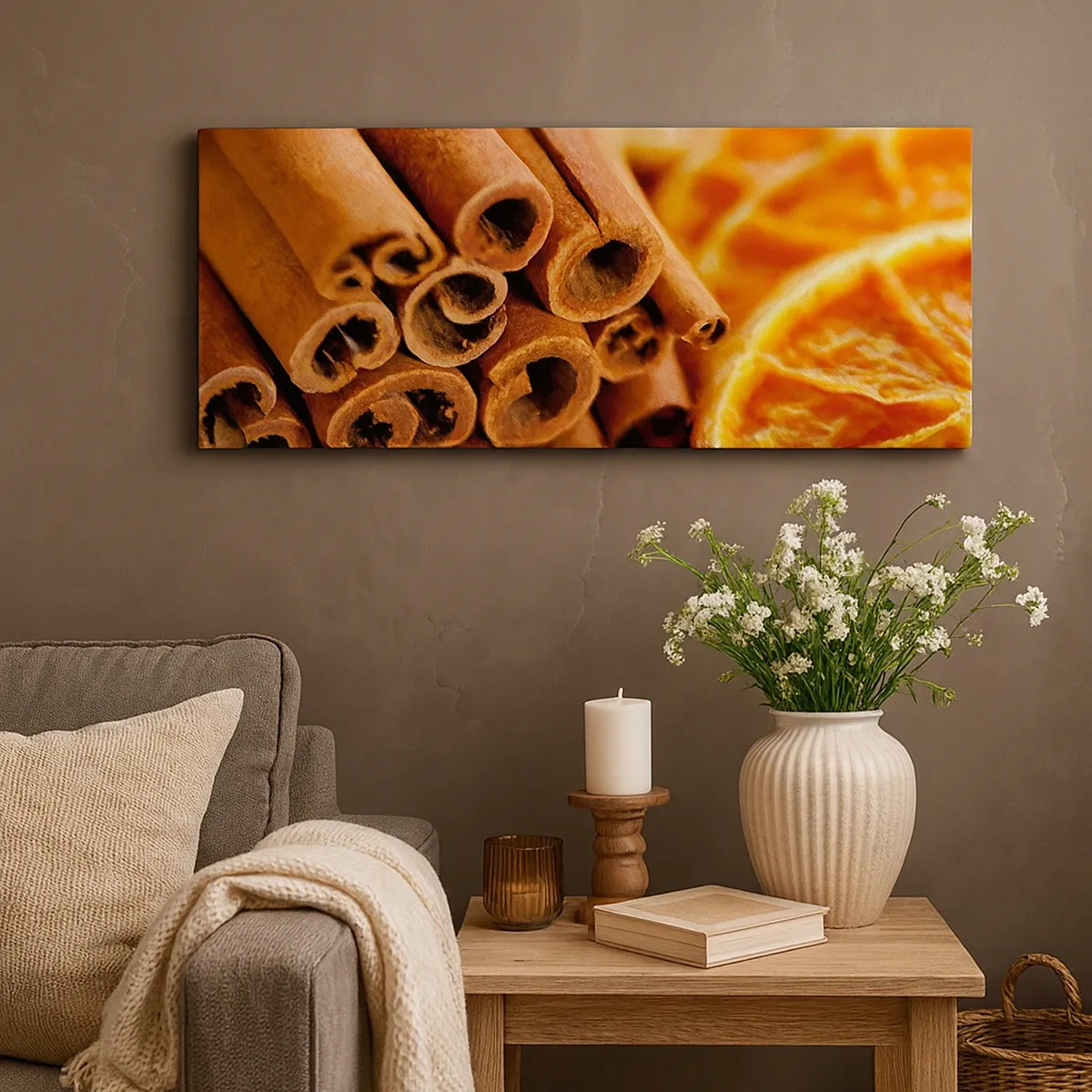 Impression sur toile - Image sur toile - Sentez-vous leurs odeurs? - 30x30 cm