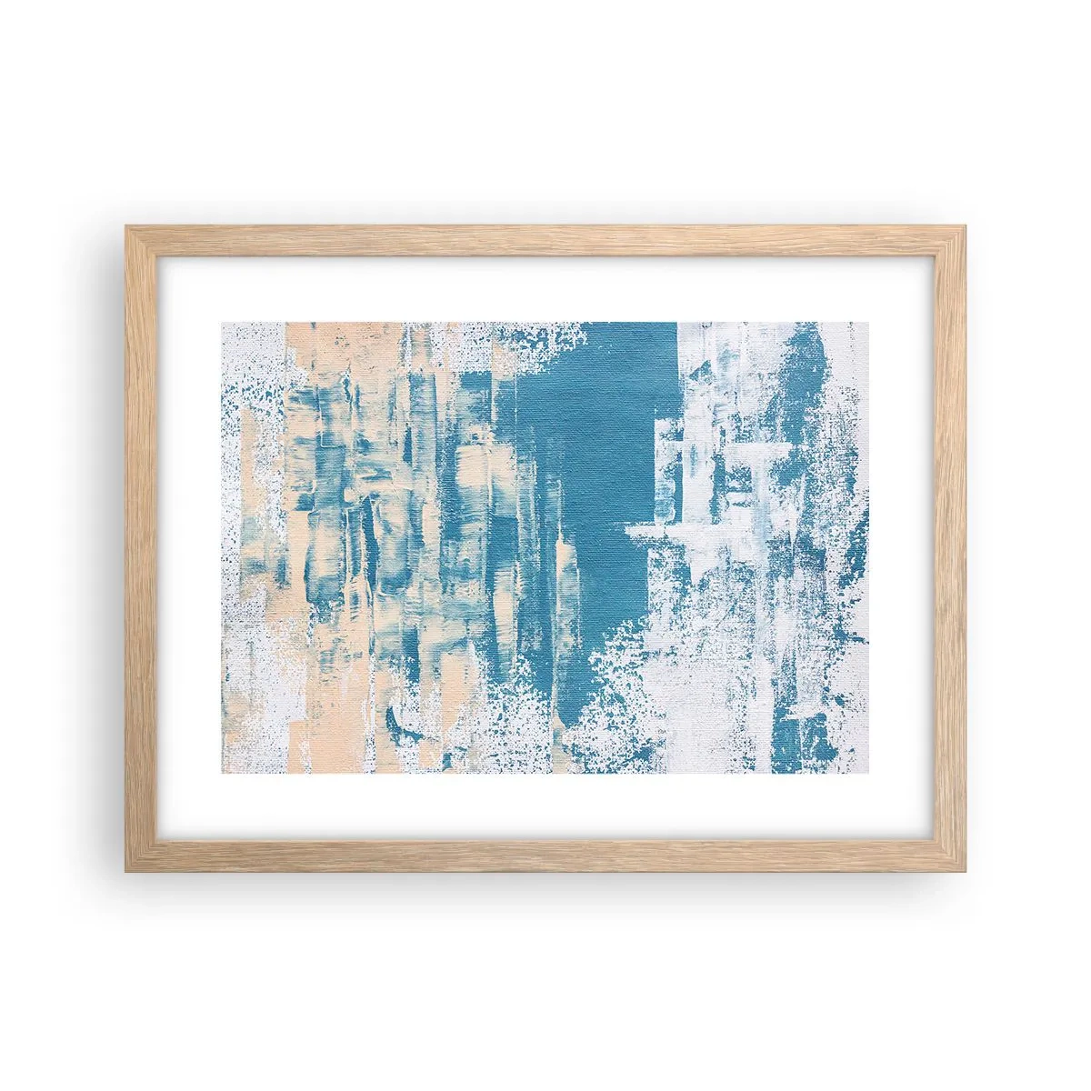 Affiche dans un chêne clair - Poster - À travers un iceberg - 40x30 cm