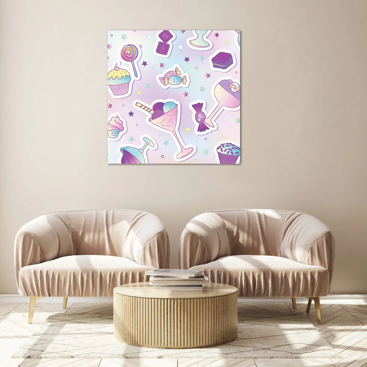 Impression sur verre - Image sur verre - Pour que tous les jours soit un anniversaire - 60x60 cm