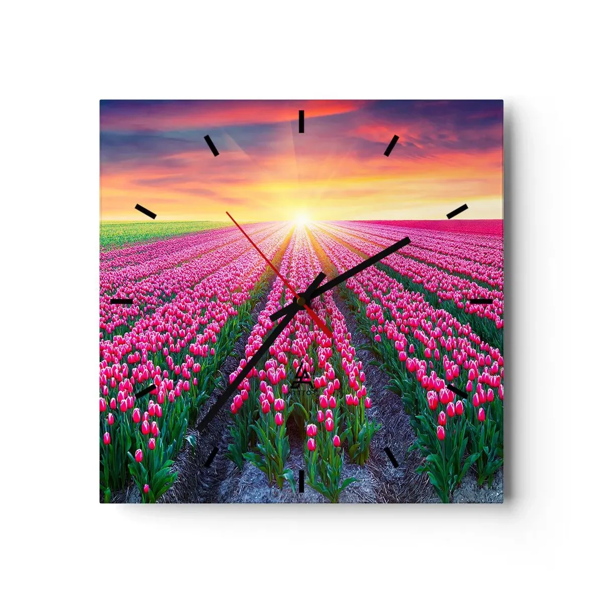 Horloge murale - Pendule murale - Ferme de la beauté - 40x40 cm