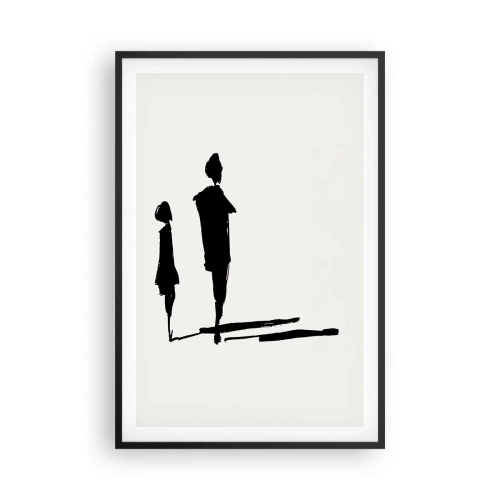 Affiche dans un cadre noir - Poster - Êtes-vous sûr qu'ils sont ensemble ? - 61x91 cm