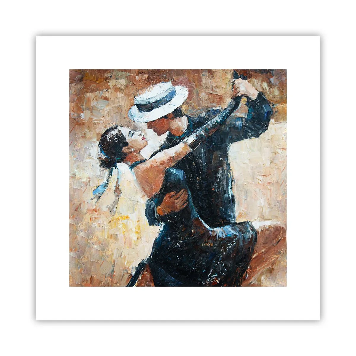 Affiche - Poster - À la Rudolf Valentino - 30x30 cm