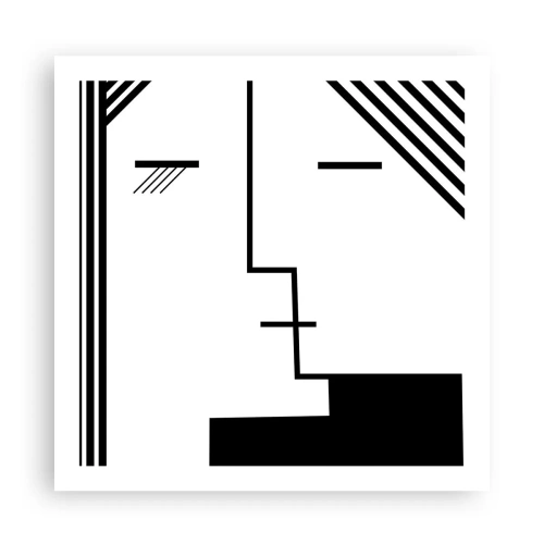 Affiche - Poster - Juste un baiser - 60x60 cm