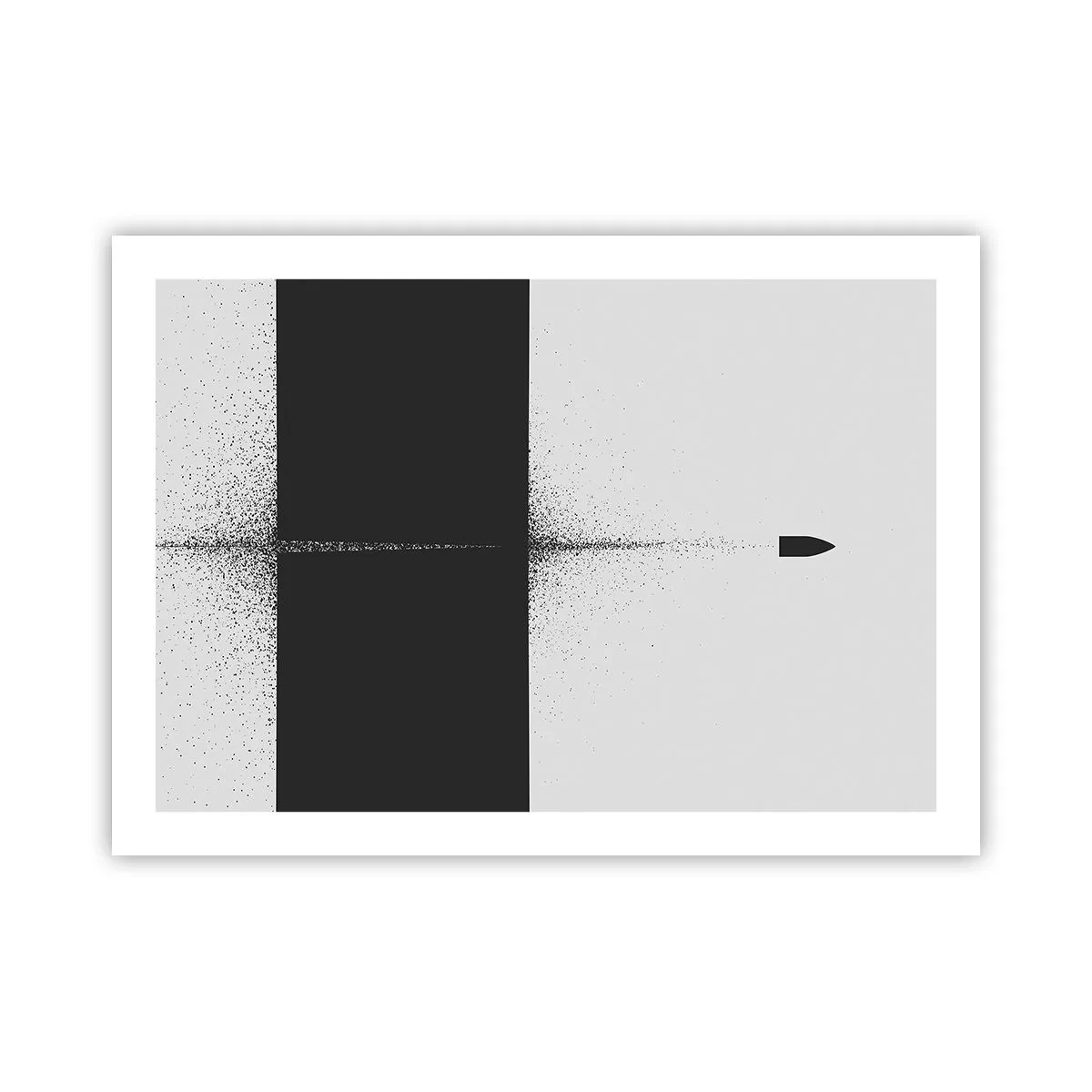 Affiche - Poster - Droit au but - 70x50 cm